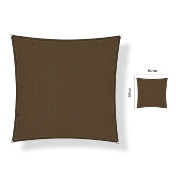 Sonnensegel quadratisch 3,60x3,60 Meter