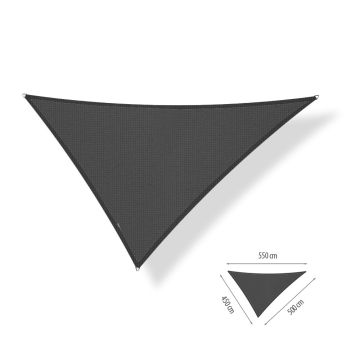 Sonnensegel Dreieck ungleichseitig 4,50x5,00x5,50 Meter