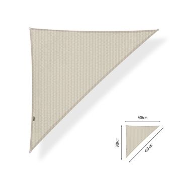Sonnensegel Dreieck 90° 3,00x3,00x4,20 Meter
