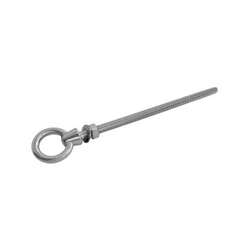 Schraube mit Auge für Pfosten Edelstahl A4 M8x160