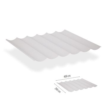 Faltsonnensegel inkl. Befestigungsset 2.90x4.00 - Lava White wasserdicht