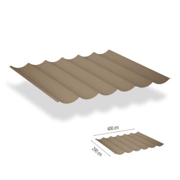 Faltsonnensegel inkl. Befestigungsset 2.90x4.00 - Urban Taupe wasserdicht