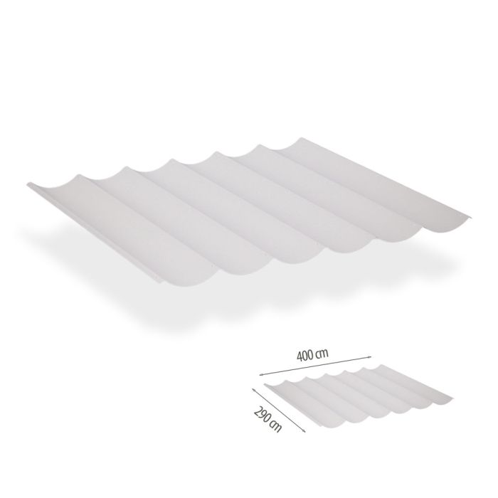 Faltsonnensegel inkl. Befestigungsset 2.90x4.00 - Lava White wasserdicht main product photo