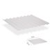 Faltsonnensegel inkl. Befestigungsset 3.70x3.70 - Lava White wasserdicht