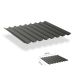 Faltsonnensegel inkl. Befestigungsset 3.70x5.00 - Deep Grey