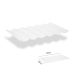 Faltsonnensegel inkl. Befestigungsset 2.00x5.00 - Arctic White